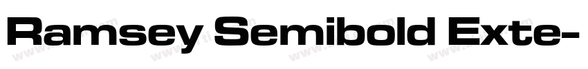 Ramsey Semibold Exte字体转换 Ramsey Semibold Exte字体转换